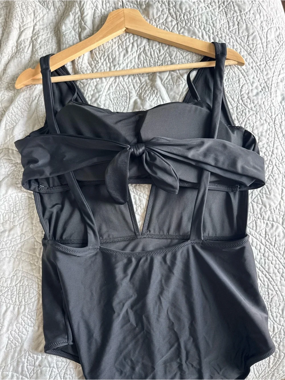 aerie Black One-Piece Swimsuit